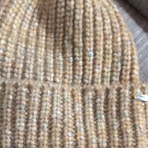 Steve Madden Tan Knit Beanie